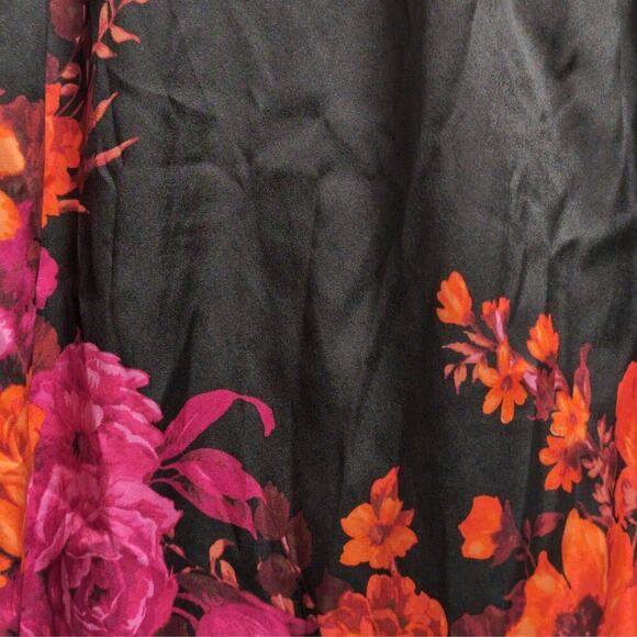 Cache Floral Sleeveless Halter Dress Womens Silk Blend Summer Size 2 - Picture 2 of 11